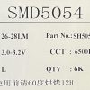 LED SMD 5054 .2W 3V 26-28lm 6500K
